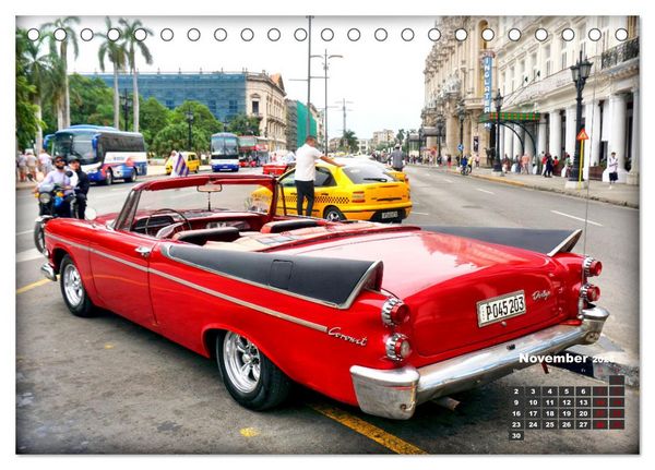 Produktbild: Dodge Coronet - Ein Traumcabrio in Kuba (Tischkalender 2026 DIN A5 quer), CALVENDO Monatskalender