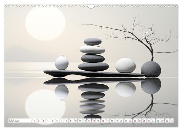 Produktbild: Zen (Wandkalender 2026 DIN A3 quer), CALVENDO Monatskalender