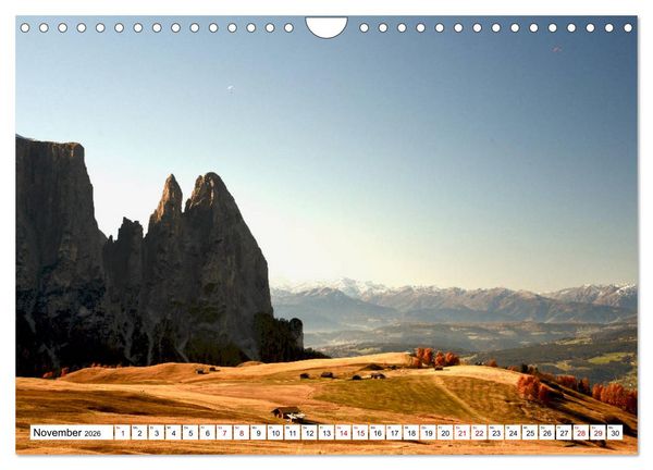 Produktbild: Der Schlern - Magie und Mythos im Herzen der Dolomiten (Wandkalender 2026 DIN A4 quer), CALVENDO Monatskalender