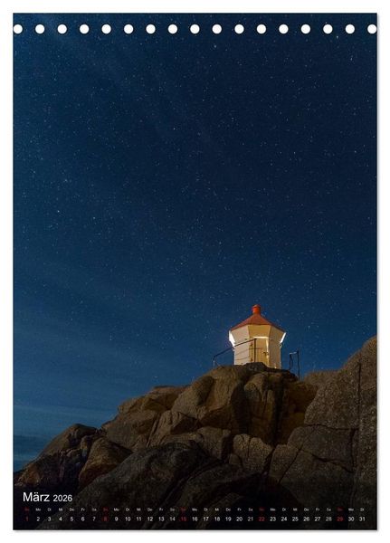 Produktbild: Mystische Lofoten (Tischkalender 2026 DIN A5 hoch), CALVENDO Monatskalender