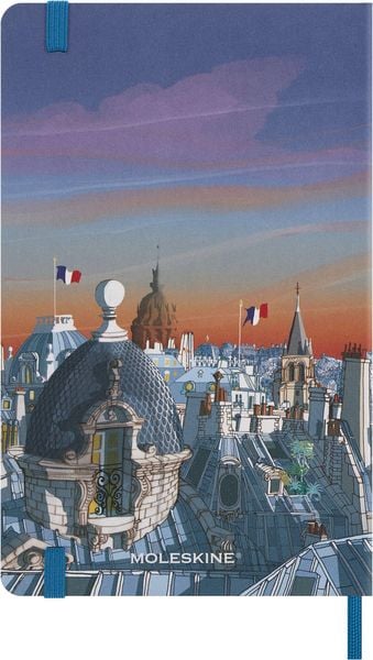 Produktbild: Moleskine I AM the city Paris Notizbuch limitierte Ausgabe, L/A5, liniert, fester Einband