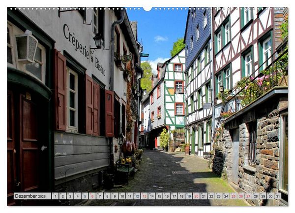 Produktbild: Die sch&ouml;nsten Orte der Eifel - Monschau (Wandkalender 2026 DIN A2 quer), CALVENDO Monatskalender
