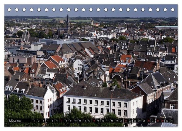 Produktbild: Maastricht - Stadtbummel (Tischkalender 2027 DIN A5 quer), CALVENDO Monatskalender