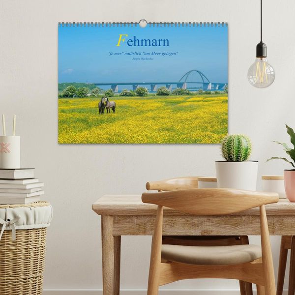 Produktbild: Fehmarn - "fe mer" nat&uuml;rlich "am Meer gelegen" (Wandkalender 2026 DIN A3 quer), CALVENDO Monatskalender