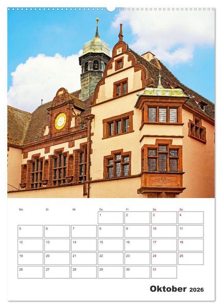 Produktbild: Freiburg - Reiseplaner (Wandkalender 2026 DIN A2 hoch), CALVENDO Monatskalender