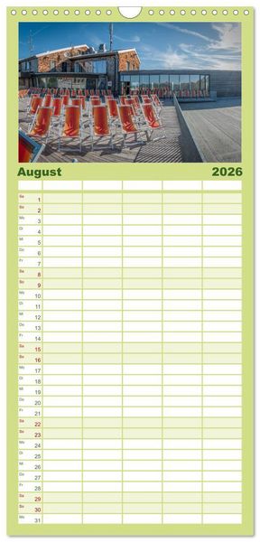 Produktbild: Familienplaner 2026 - Oberallg&auml;u - Oberstdorf und Umgebung mit 5 Spalten (Wandkalender, 21 x 45 cm) CALVENDO