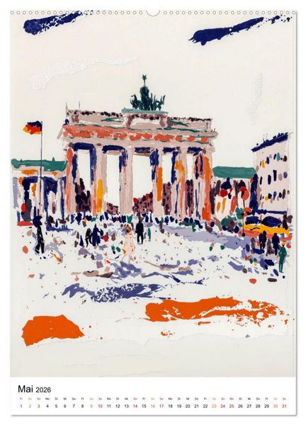 Produktbild: Weltblicke - St&auml;dte, Farben, Perspektiven (Wandkalender 2026 DIN A2 hoch), CALVENDO Monatskalender