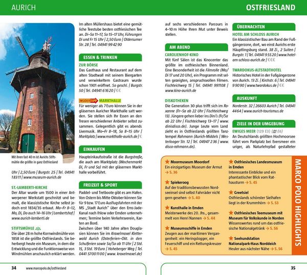 Produktbild: MARCO POLO Reisef&uuml;hrer Ostfriesland, Nordseek&uuml;ste, Niedersachsen, Helgoland