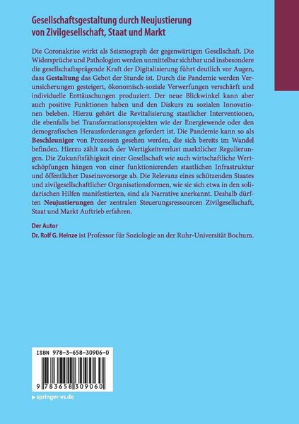 Produktbild: Gesellschaftsgestaltung durch Neujustierung von Zivilgesellschaft, Staat und Markt