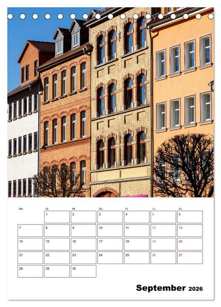 Produktbild: Historisches Eisenach (Tischkalender 2026 DIN A5 hoch), CALVENDO Monatskalender