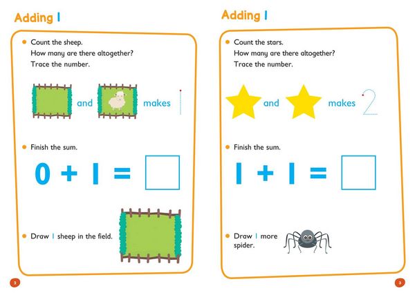 Produktbild: First Sums Age 3-5 Wipe Clean Activity Book