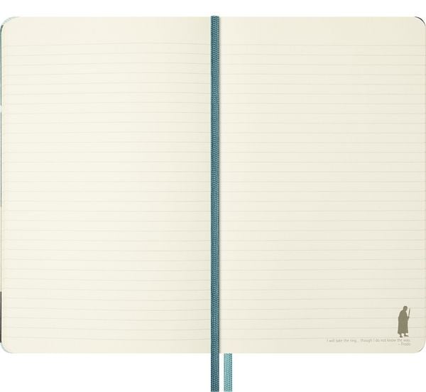 Produktbild: Moleskine Der Herr der Ringe Notizbuch Aragorn limitierte Ausgabe, L/A5, liniert, fester Einband