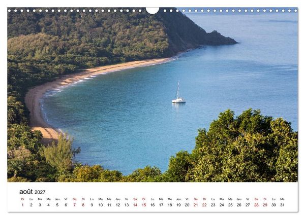 Produktbild: Guadeloupe - Antilles fran&ccedil;aises (Calendrier mural 2027 DIN A3 vertical), CALVENDO calendrier mensuel