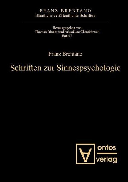 Produktbild: Schriften zur Sinnespsychologie