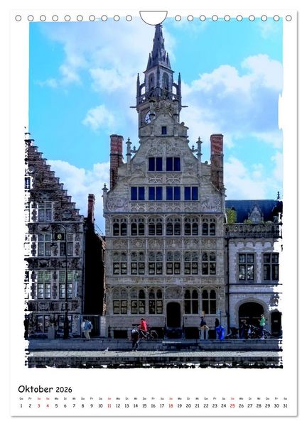 Produktbild: Gent Flanderns Perle (Wandkalender 2026 DIN A4 hoch), CALVENDO Monatskalender
