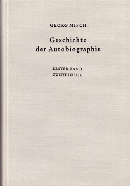 Produktbild: Geschichte der Autobiographie