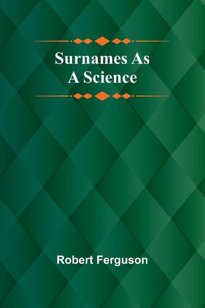 Produktbild: Surnames as a Science
