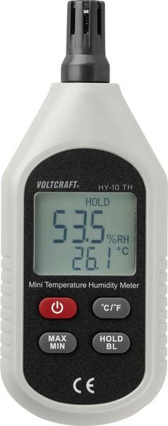Produktbild: VOLTCRAFT HY-10 TH Luftfeuchtemessger&auml;t (Hygrometer) 0% rF 100% rF