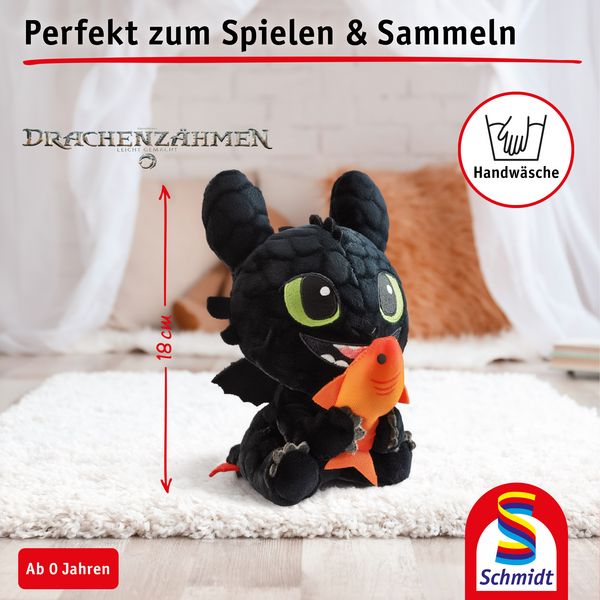 Produktbild: Dragons, Ohnezahn, hungrig, 18 cm