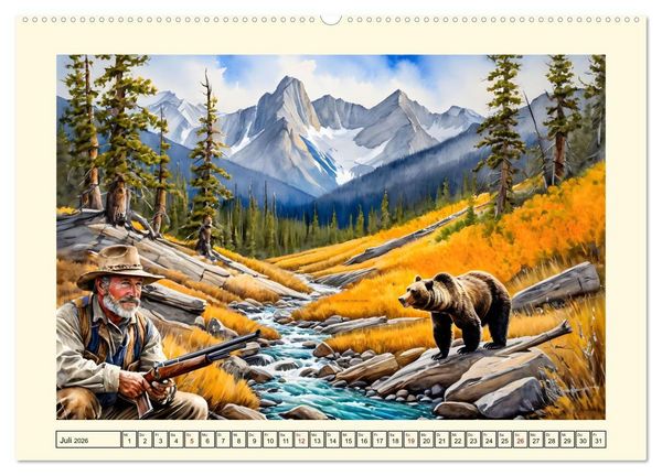 Produktbild: Nostalgie - der Wilde Westen (Wandkalender 2026 DIN A2 quer), CALVENDO Monatskalender
