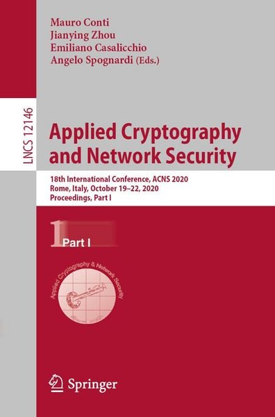 Produktbild: Applied Cryptography and Network Security