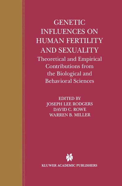 Produktbild: Genetic Influences on Human Fertility and Sexuality