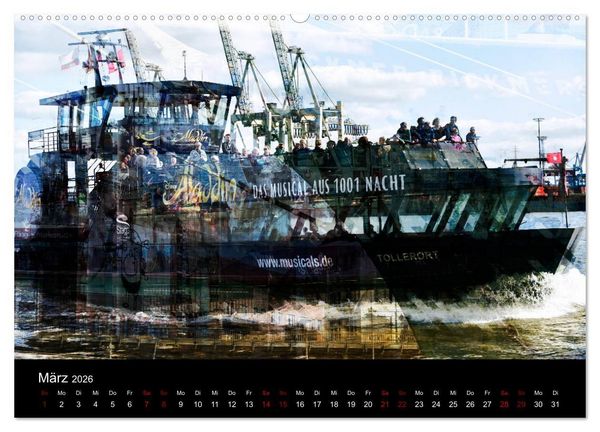 Produktbild: Hamburg-Art (hochwertiger Premium Wandkalender 2026 DIN A2 quer), Kunstdruck in Hochglanz