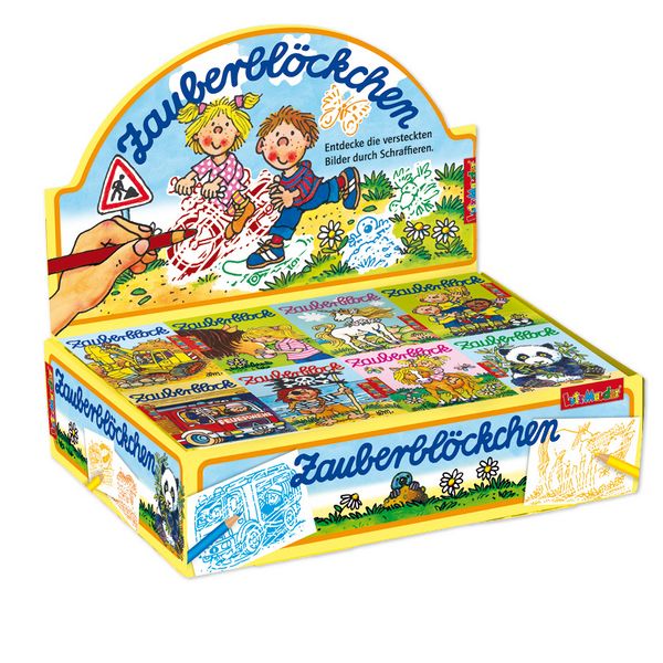 Produktbild: Zauberblock Display 9, A8, 8 Motive je 20 St&uuml;ck