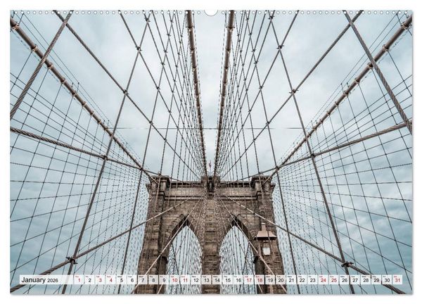 Produktbild: New York City Perspectives (High Quality Premium Wall Calendar 2026 DIN A2 landscape),CALVENDO 12 Month Wall Calendar