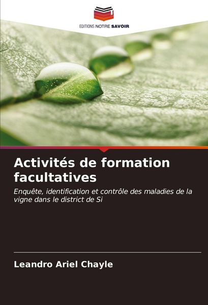 Produktbild: Activit&eacute;s de formation facultatives