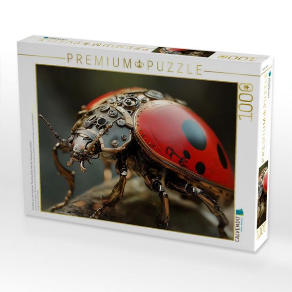 Produktbild: CALVENDO Puzzle Ein Motiv aus dem Kalender "Die fantastische Welt der Steampunk-Insekten" | 1000 Teile Lege-Gr&ouml;&szlig;e 64x48cm Foto-Puzzle f&uuml;r gl&uuml;ckliche Stunden