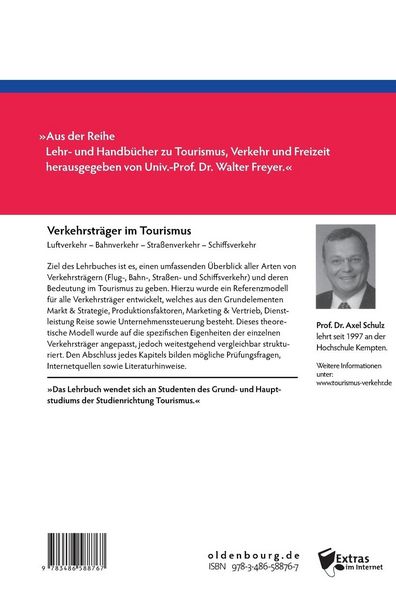Produktbild: Verkehrstr&auml;ger im Tourismus