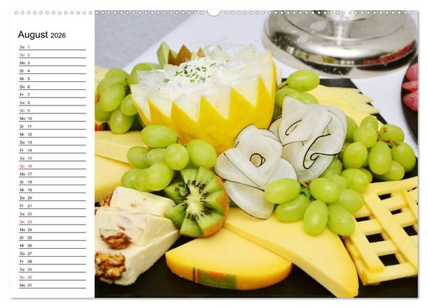 Produktbild: Brotzeit. Herzhaft und beliebt (hochwertiger Premium Wandkalender 2026 DIN A2 quer), Kunstdruck in Hochglanz