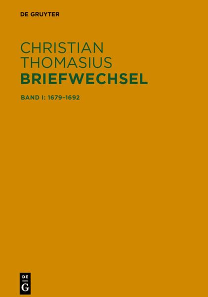 Produktbild: Briefe 1679&ndash;1692