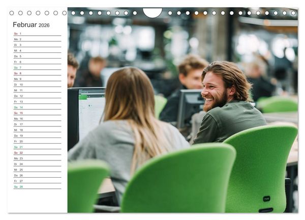 Produktbild: B&uuml;ro mit Zukunft (Wandkalender 2026 DIN A4 quer), CALVENDO Monatskalender