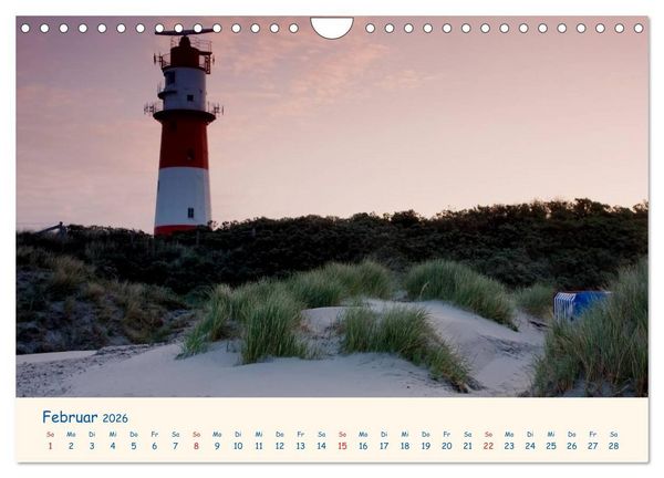 Produktbild: Urlaub auf Borkum (Wandkalender 2026 DIN A4 quer), CALVENDO Monatskalender