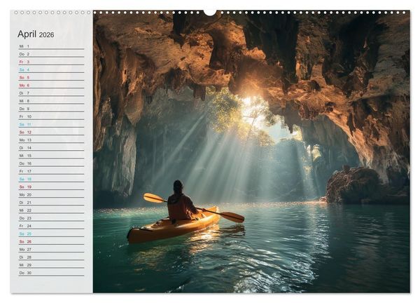 Produktbild: Freiheit sp&uuml;ren (Wandkalender 2026 DIN A2 quer), CALVENDO Monatskalender