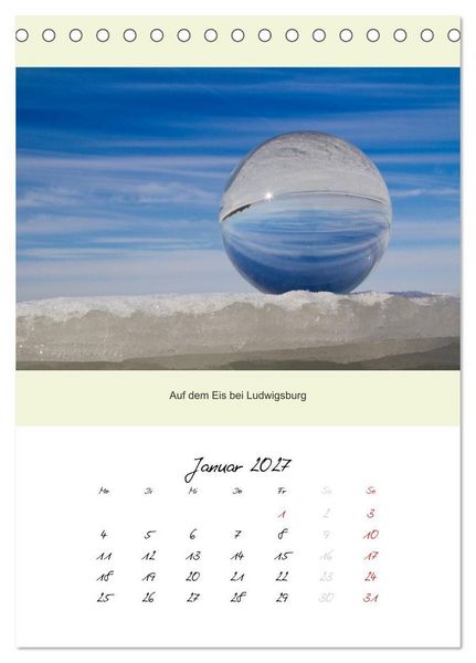 Produktbild: Natur & Glas (Tischkalender 2027 DIN A5 hoch), CALVENDO Monatskalender
