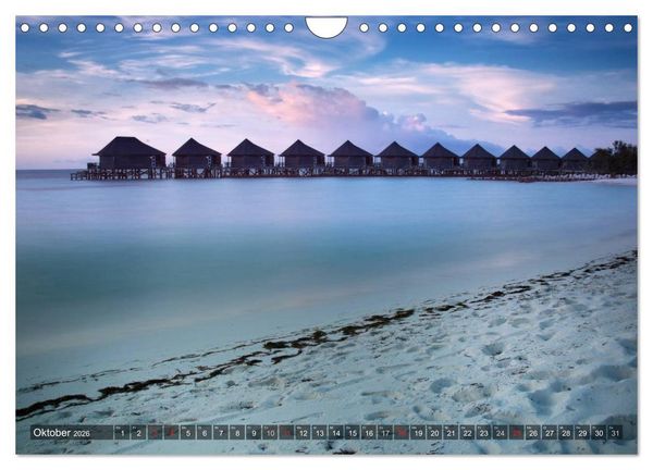 Produktbild: Malediven - Inseltraum im Paradies (Wandkalender 2026 DIN A4 quer), CALVENDO Monatskalender