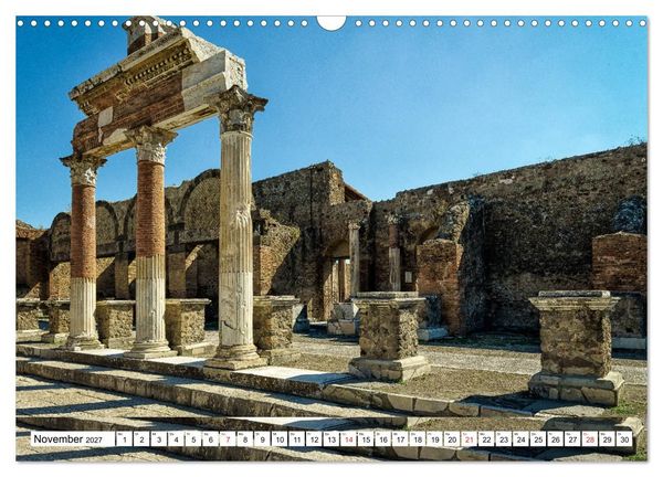 Produktbild: Versteinerte Stadt Pompeji (Wandkalender 2027 DIN A3 quer), CALVENDO Monatskalender