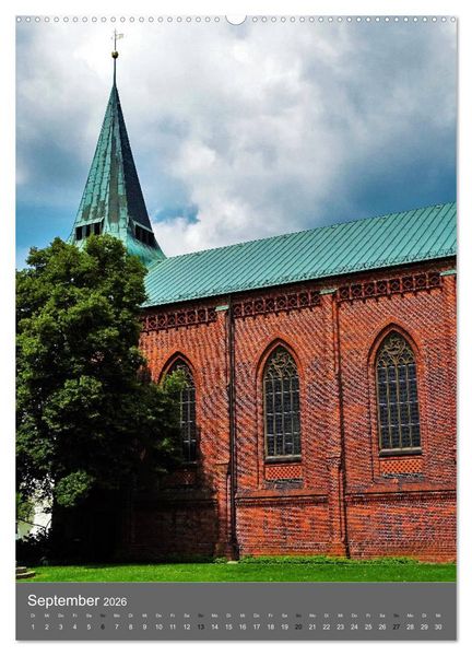 Produktbild: Kirchen und Kl&ouml;ster deutsche Kleinode (hochwertiger Premium Wandkalender 2026 DIN A2 hoch), Kunstdruck in Hochglanz