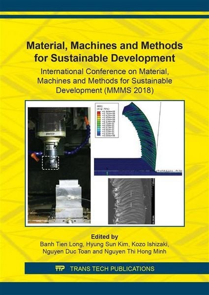 Produktbild: Material, Machines and Methods for Sustainable Development