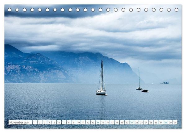 Produktbild: Am Wasser entlang in den Alpen (Tischkalender 2027 DIN A5 quer), CALVENDO Monatskalender