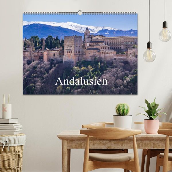 Produktbild: Andalusien (Wandkalender 2026 DIN A2 quer), CALVENDO Monatskalender
