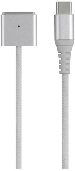 Produktbild: Renkforce USB-Ladekabel USB-C&reg;, Magsafe 3 1.00m Wei&szlig; magnetischer Stecker RF-6437914