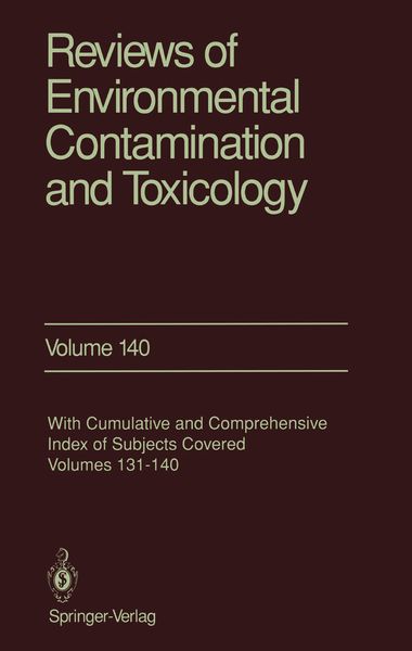 Produktbild: Reviews of Environmental Contamination and Toxicology