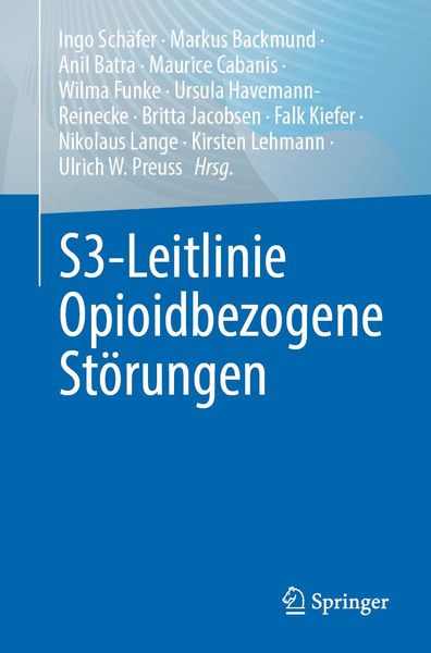 Produktbild: S3-Leitlinie Opioidbezogene St&ouml;rungen
