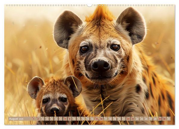 Produktbild: Tierkinder des S&uuml;dens (hochwertiger Premium Wandkalender 2026 DIN A2 quer), Kunstdruck in Hochglanz