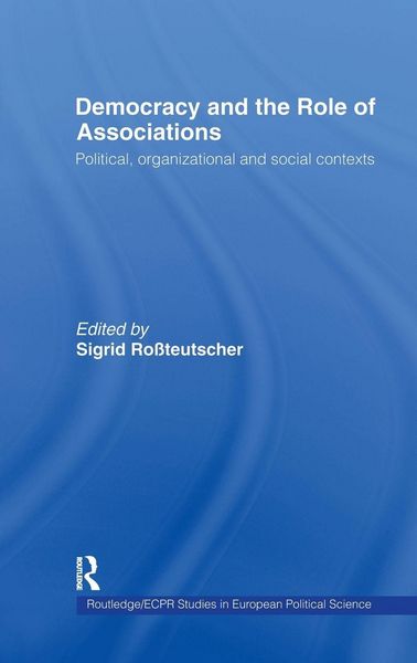 Produktbild: Democracy and the Role of Associations