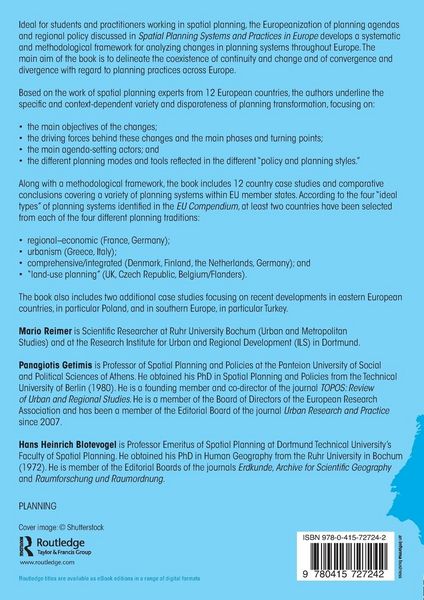 Produktbild: Spatial Planning Systems and Practices in Europe